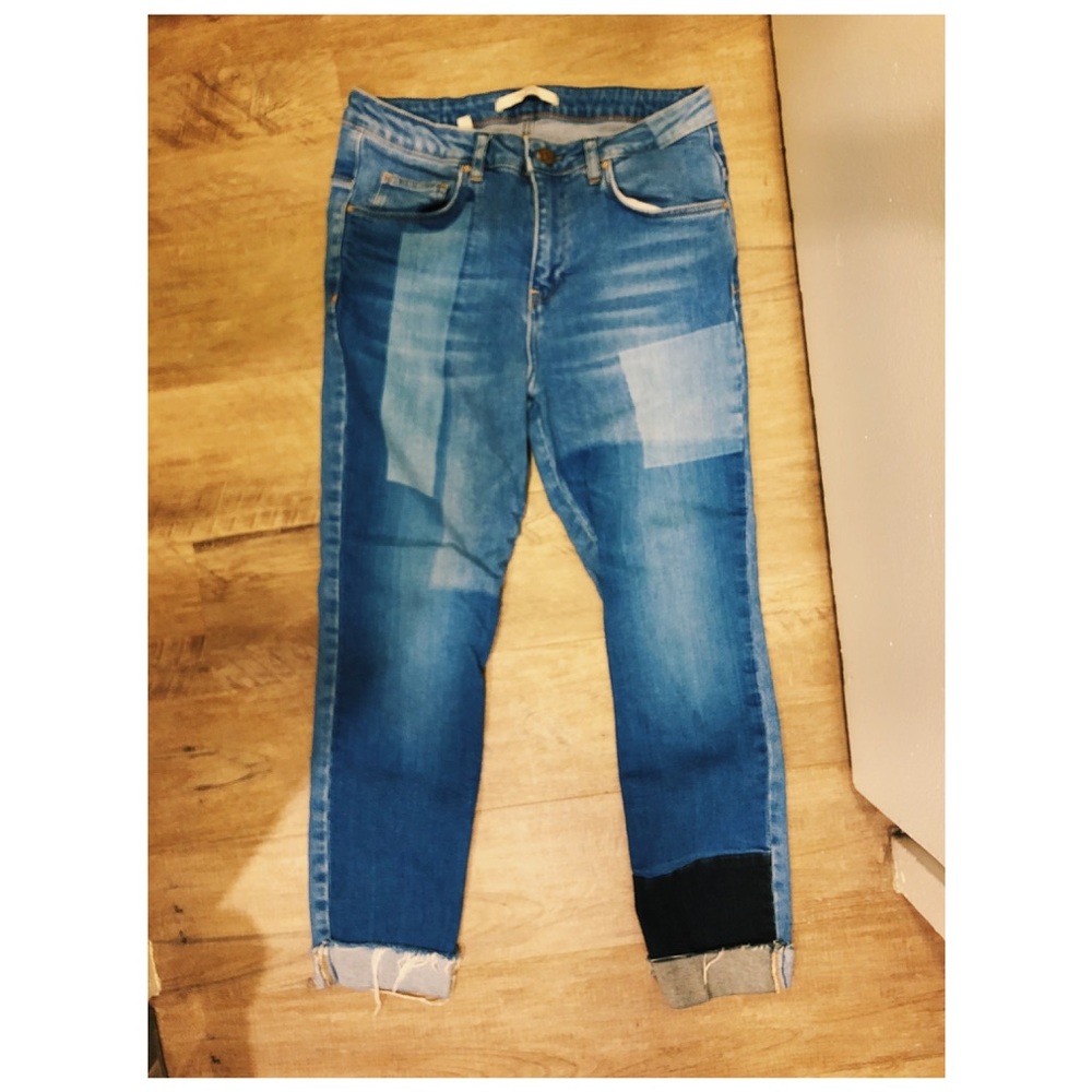 Zara Patchwork Jeans